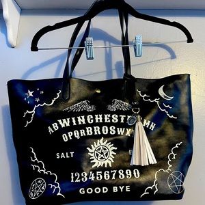 Supernatural Winchester brothers Ouija tote/ large purse